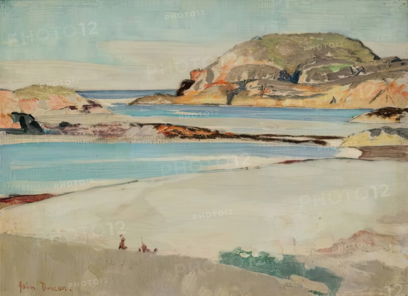 A Beach Scene, 1900-1924. Creator: John Duncan.