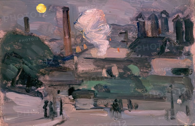 Jeffrey's Brewery, Edinburgh, c1900. Creator: Samuel John Peploe.