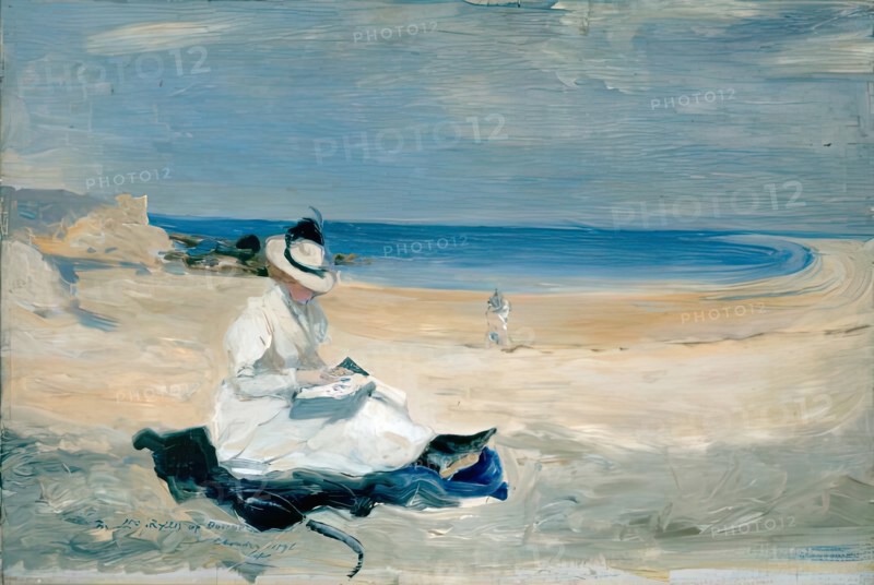 The Shore at Dornoch, 1896. Creator: Edith Hacon.