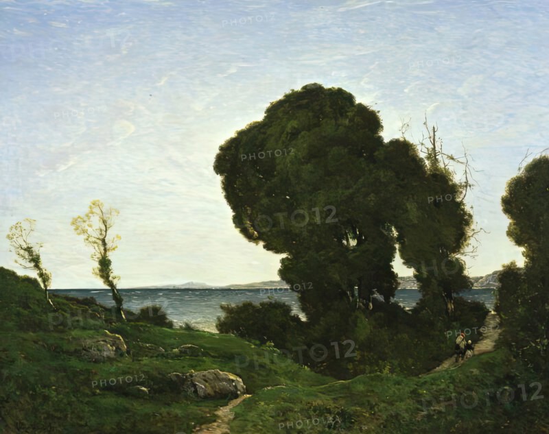 Sunshine on the Riviera, 1899. Creator: Henri-Joseph Harpignies.