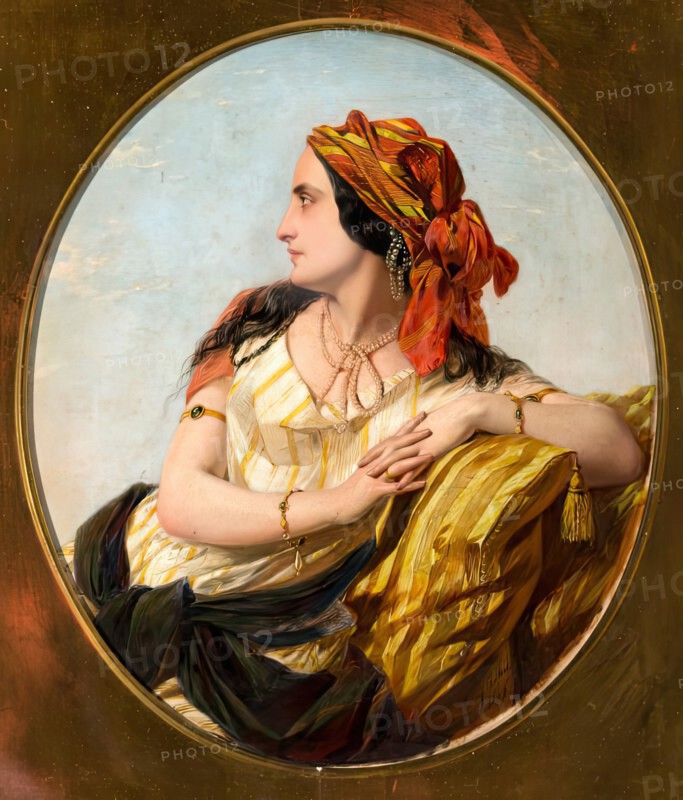 Eastern Lady, 1849. Creator: Henry Nelson O'Neil.