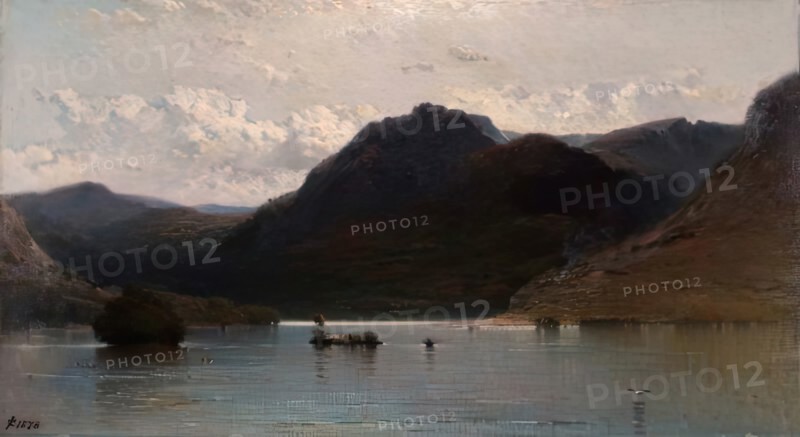 Loch Chon, Macgregor Country, 1878. Creator: James Cassie.