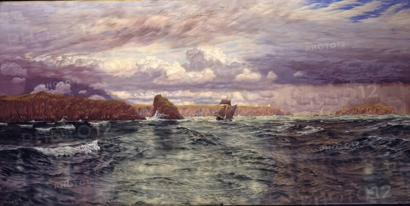 The Isles of Skomer and Skokholm, just outside Milford Haven, 1891. Creator: John Brett.