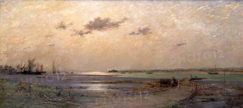 Hamble Creek, 1900-1924. Creator: Leslie Thomson.