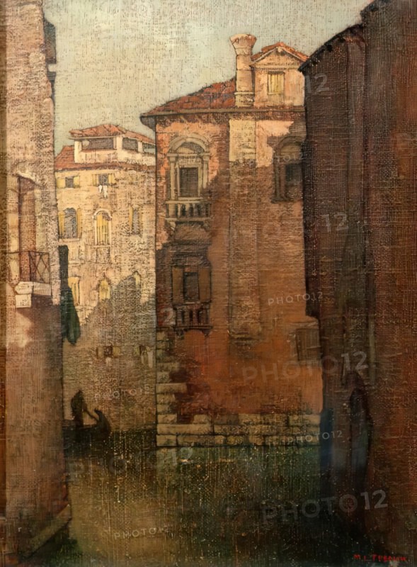 Canal, Venice, c1910-1940. Creator: Marianne L Trench.
