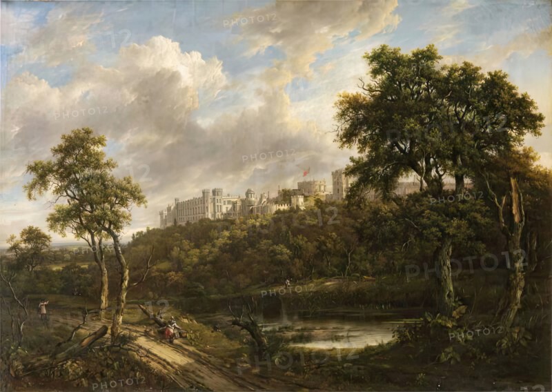 Windsor Castle, 1830. Creator: Patrick Nasmyth.