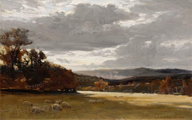 Near the Close of an Autumn Day, c1880-1940. Creator: Robert Buchan Nisbet.