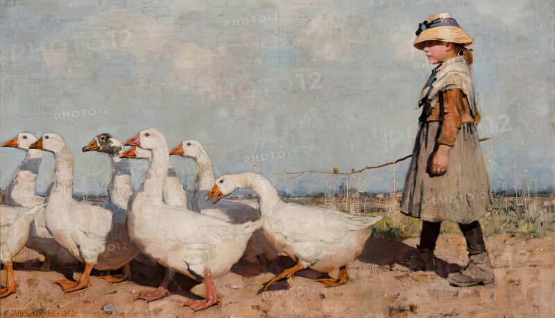 To Pastures New, 1883. Creator: Sir James Guthrie.