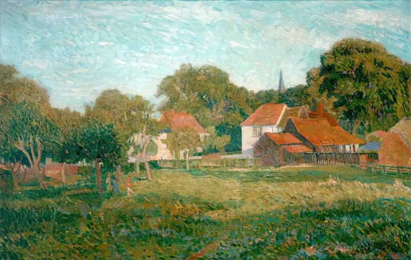 Hertingfordbury, 1908. Creator: Spencer Gore.
