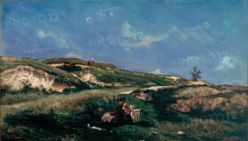 The Shepherdess, c1860s-70s. Creator: Stanislas Lepine.
