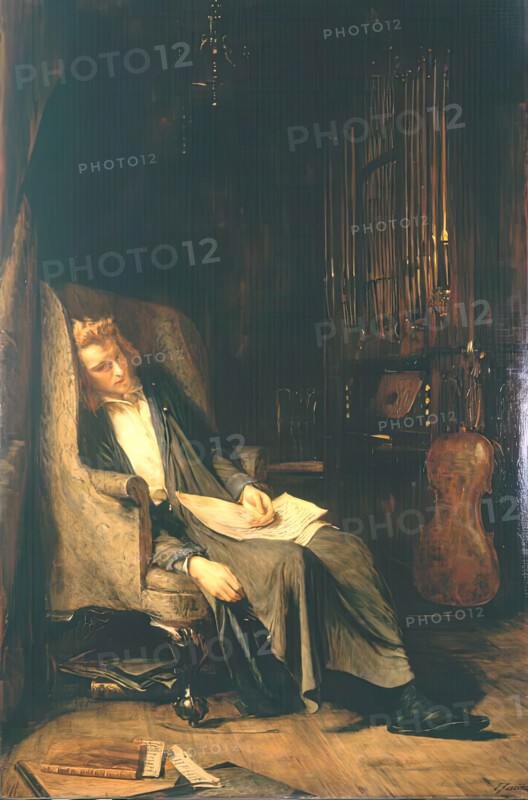 A Musician's Reverie, c1880s. Creator: John Pettie.