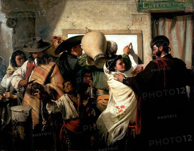 La Loteria Nacional, 1860-1866. Creator: John Phillip.