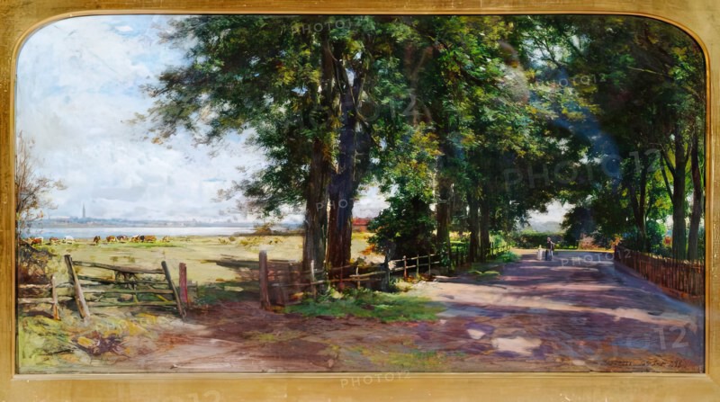 The Avenue at Old Montrose, 1865. Creator: George Reid.
