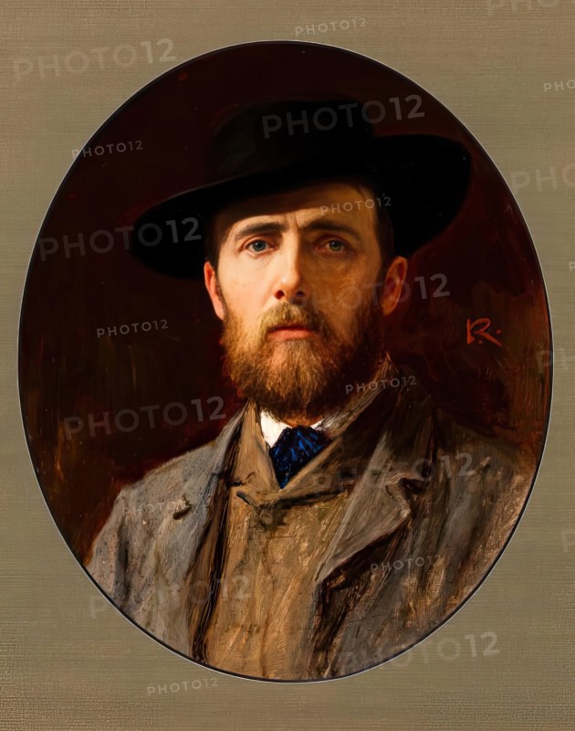 Self Portrait, 1882. Creator: George Reid.