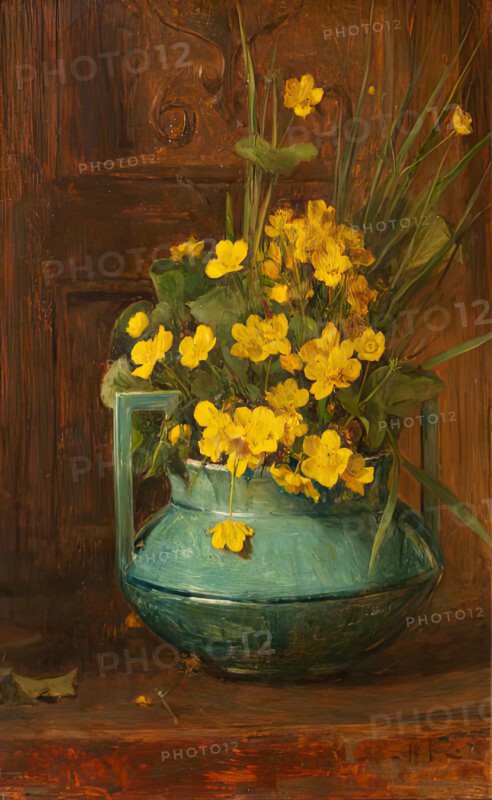 Marsh Marigolds, 1878. Creator: George Reid.