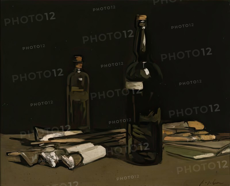 Still Life, Painter's Materials, 1900 - 1905. Creator: Samuel John Peploe.
