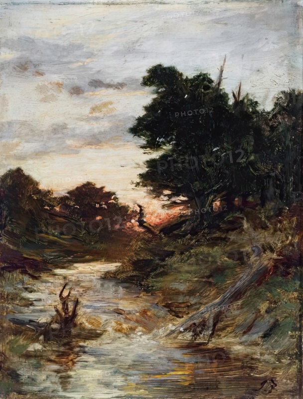 Day's Dying Glow - Study, c1873. Creator: Joseph Farquharson.