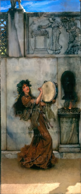 A Garden Altar, 1879. Creator: Lawrence Alma-Tadema.
