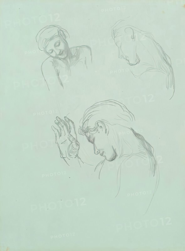 Study for 'Mischief', c1878. Creator: George Frederick Watts.