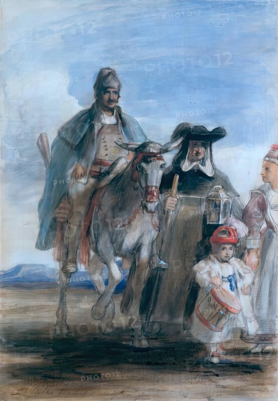 Spanish Travellers, 1827. Creator: David Wilkie.