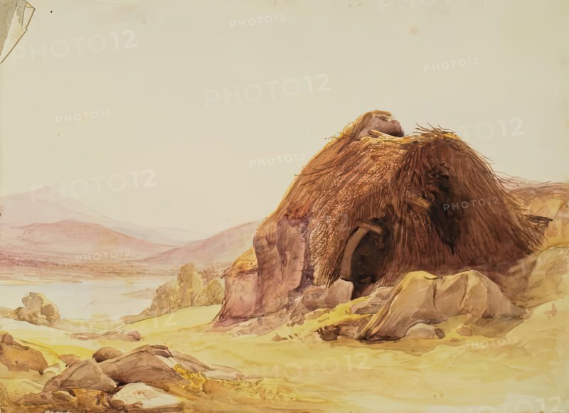 Landscape with Ruined Cottage, c1840s. Creator: John Phillip.