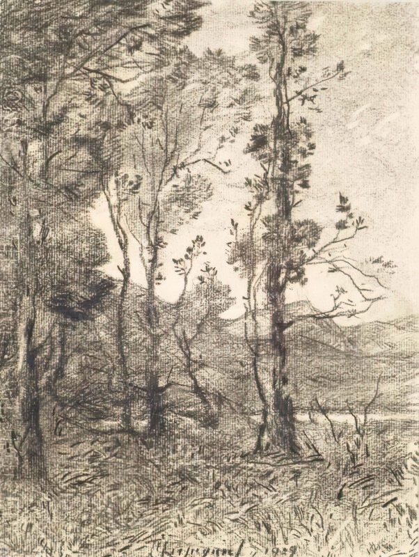 En Auvergne, c1870s. Creator: Henri-Joseph Harpignies.