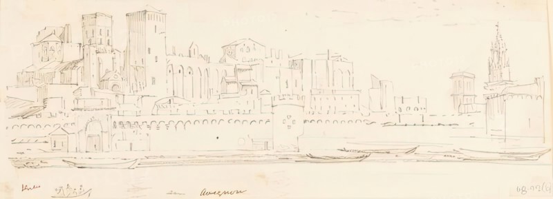 Monte Janiculo from Ceasar's Palace, 1825. Creator: James William Giles.