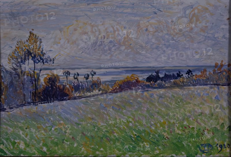 Landscape - Lyme Regis, 1920. Creator: Lucien Pissarro.