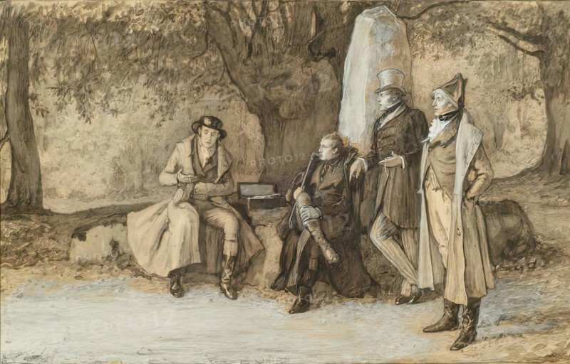 The Duel (from St Ronans Well), 1875-1899. Creator: Robert Macbeth Walker.