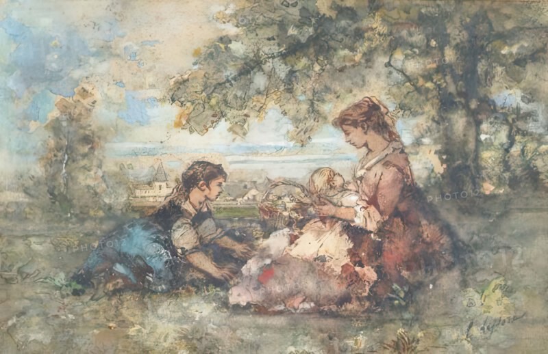 Pastoral. Creator: Emile Aubert Lessore.