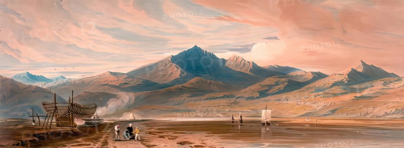 View of Snowdon from Taquin Ferry, 1798 - 1802. Creator: John Varley I.