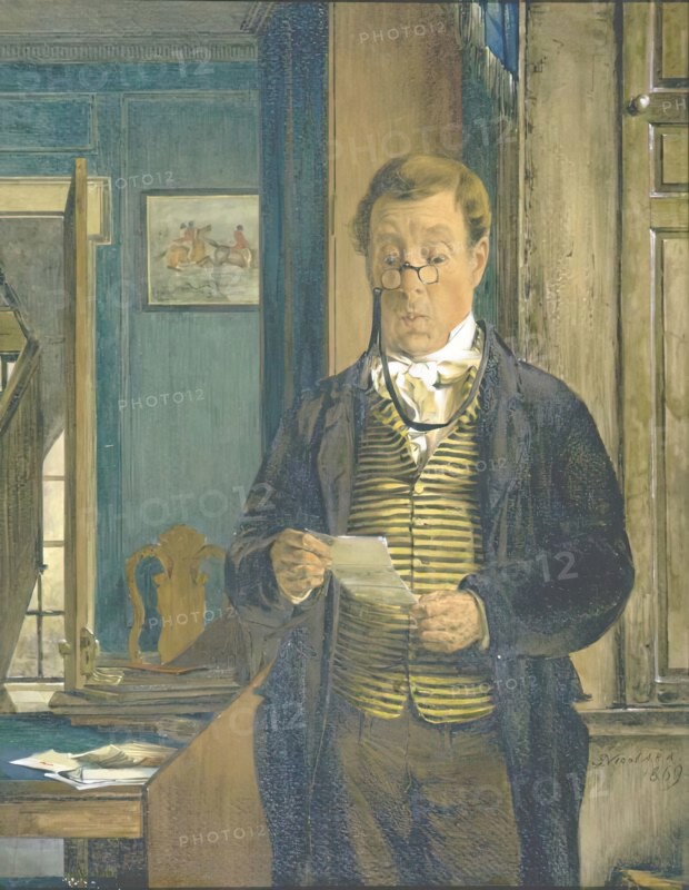 The Tenant's Reply, 1869. Creator: Erskine Nicol.