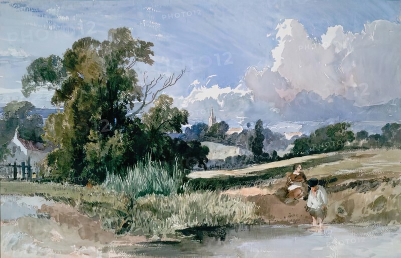 Landscape in North Wales, c1840s. Creator: David Cox the Elder.