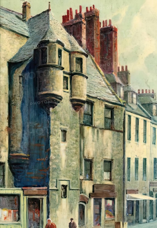 Jamesone's House, Schoolhill, 1898. Creator: George Gordon Burr.
