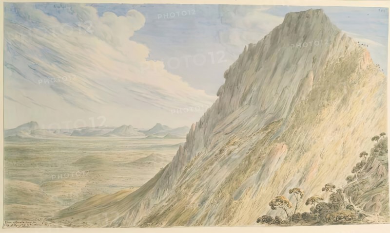 The Plain of Keratia from the Ridge of Hymettus, 1841. Creator: James Skene.
