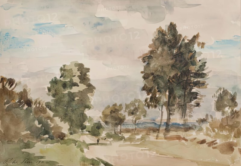 Sandy Road, 1924. Creator: Philip Wilson Steer.