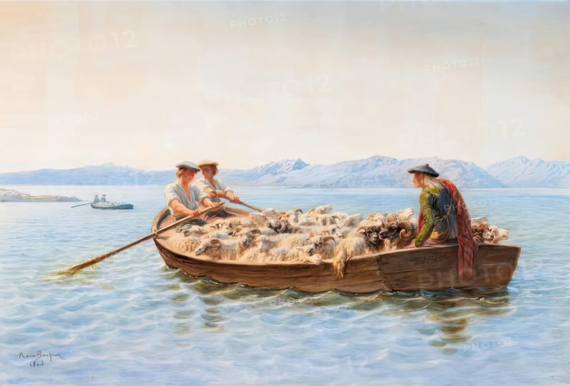 Changing Pastures, 1863. Creator: Rosa Bonheur.