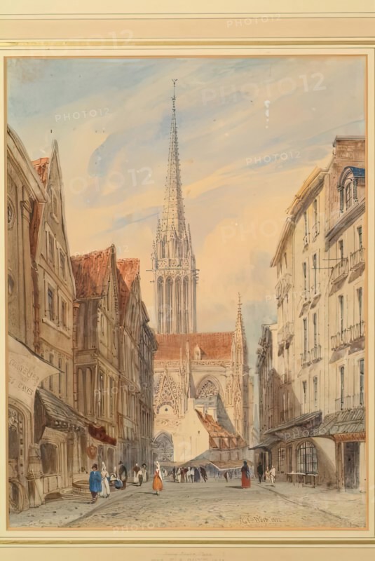 St Pierre, Caen, 1832. Creator: Thomas Shotter Boys.