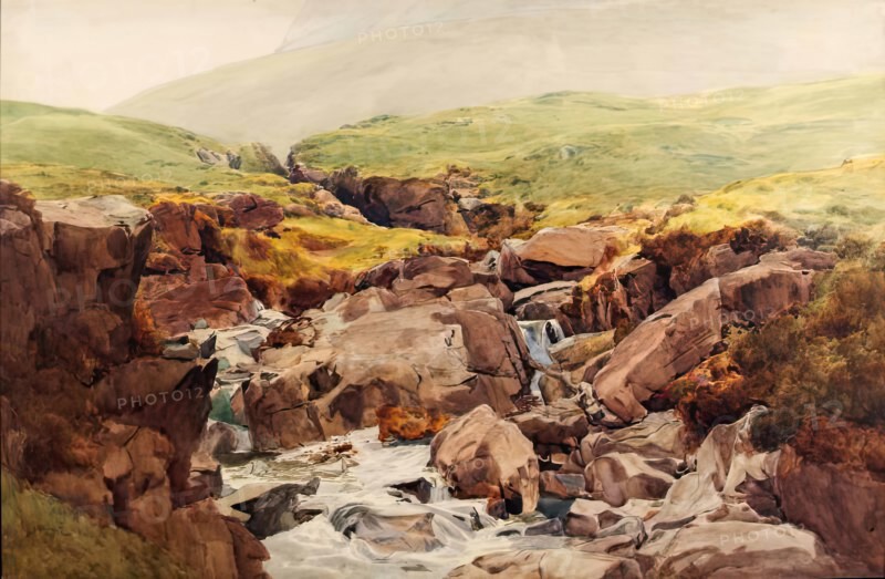 May Day, Greadaidh Burn, Skye, 1912. Creator: Colin Bent Phillip.