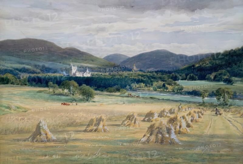 Balmoral Castle And Crathie Church, 1903. Creator: John Mitchell.