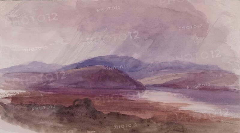 Landscape - Storm Clouds, c1840s. Creator: John Phillip.