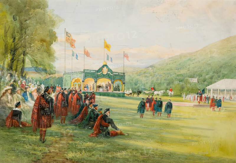 Braemar Highland Games, 1898. Creator: John Mitchell.
