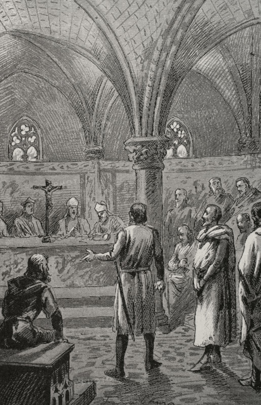 VII Council of Tarragona, 1312, (1890).  Creator: Unknown.