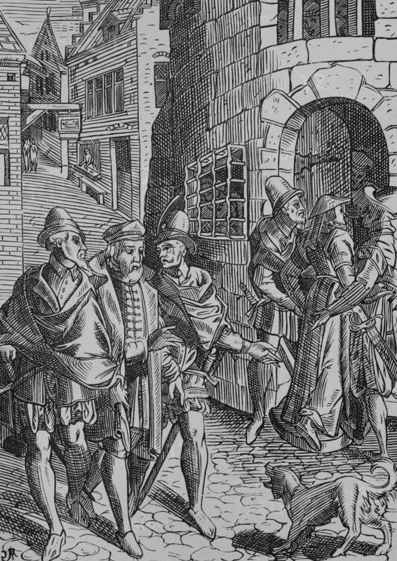 The Provost's prison, Rue de la Tannerie, Paris, France, 1596, (1878).  Creator: Unknown.