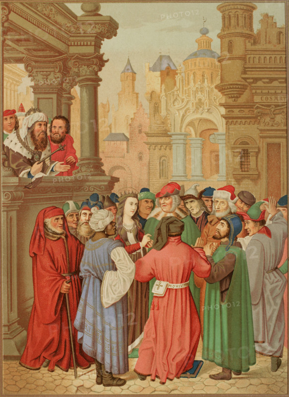 St Catherine surrounded by the Doctors of Alexandria, c1510-1520, (1878).  Creator: Unknown.