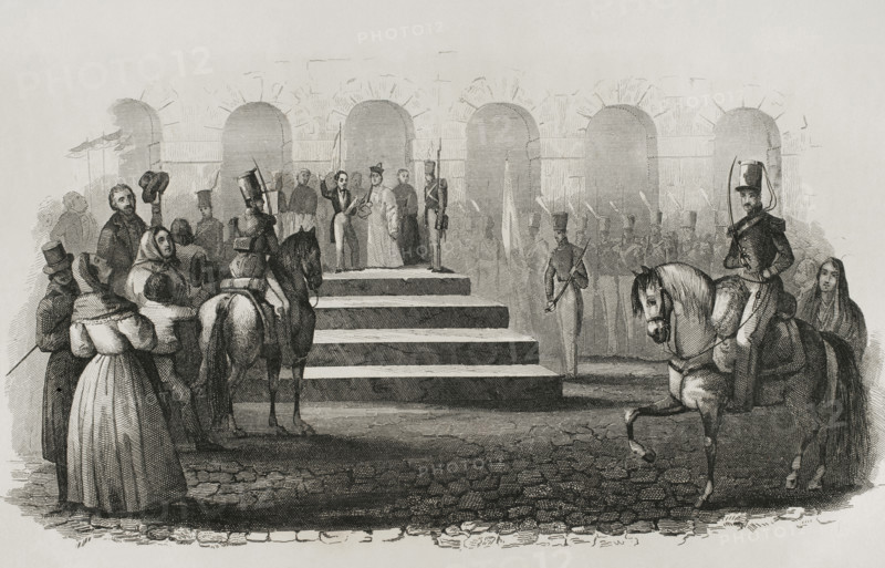 Proclamation of Queen Isabella II, 1842. Creator: Unknown.