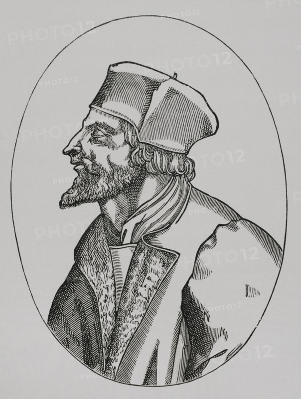 Jan Hus, (1369-1415), Czech theologian and philosopher, 1877.  Creator: Unknown.
