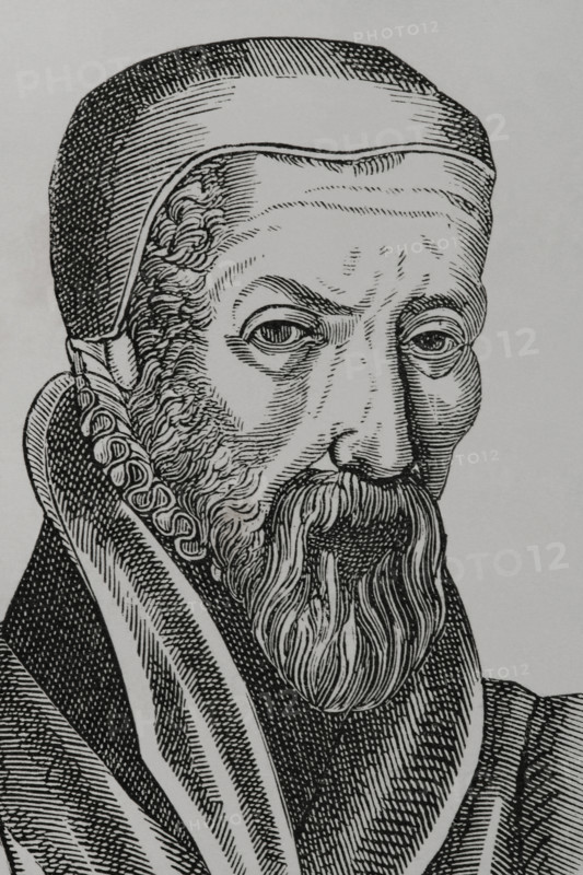 John Knox, (1514-1572), Scottish priest, leader of the Protestant Reformation in Scotland, 1877.  Creator: Unknown.