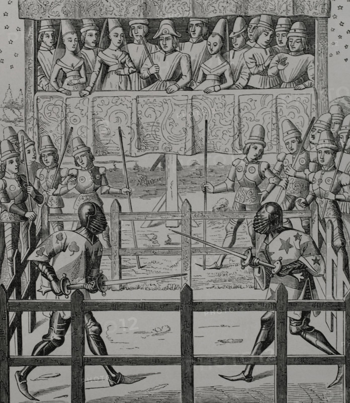 Judgement of God, Middle Ages, 15th century, (1877).  Creator: Unknown.