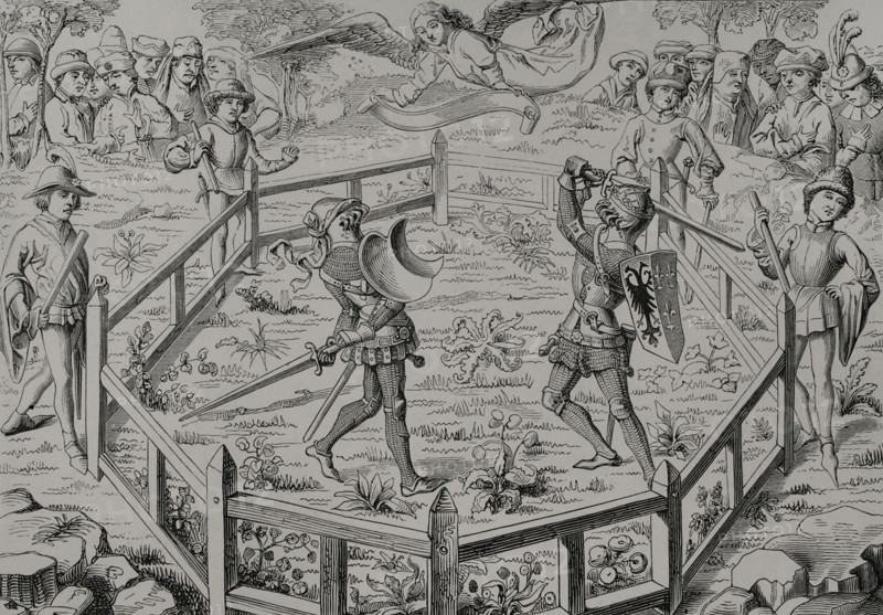 Judgement of God, Middle Ages, 15th century, (1877).  Creator: Unknown.